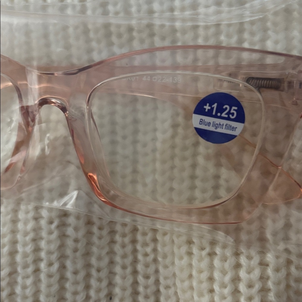 Blue light readers +1.25 new in package aging eyes read easily menus small print - Picture 3 of 12